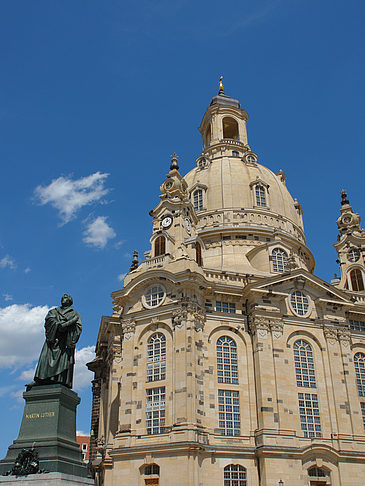 Frauenkirche und Lutherdenkmal Fotos