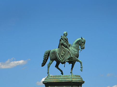 König-Johann-Statue Foto 