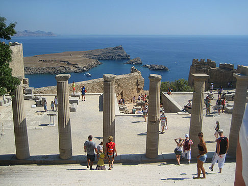  Fotografie Sehenswürdigkeit  von Griechenland Die Akropolis ist eine der Hauptttraktionen von Rhodos