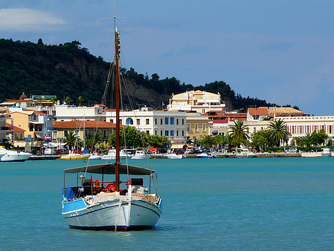 Impressionen Attraktion Bildansicht Sehenswürdigkeit Hafen der Inselhauptstadt von Zakynthos