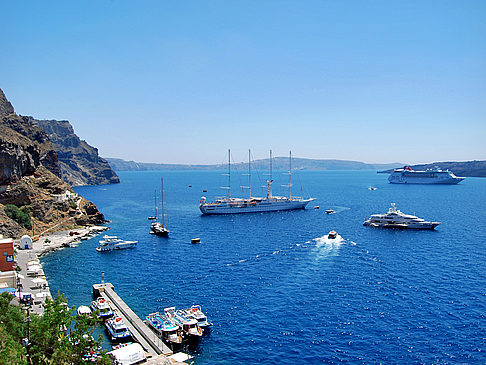 Thira Ansicht von Citysam  