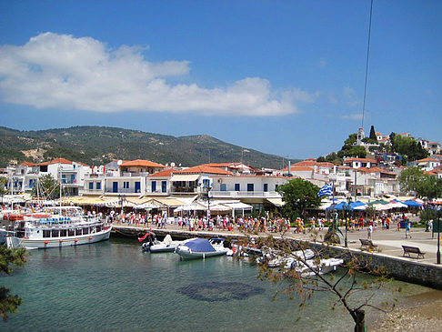 Skiathos-Stadt Foto Sehenswürdigkeit  