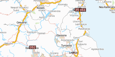 Katerini Stadtplan