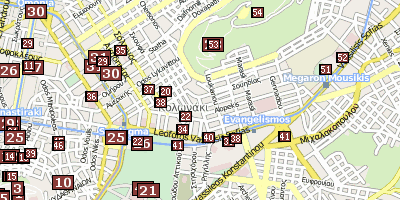 Kolonáki Stadtplan