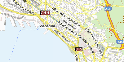 Thessaloniki Stadtplan