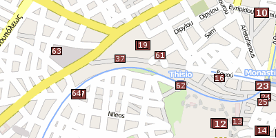 Thissio Stadtplan